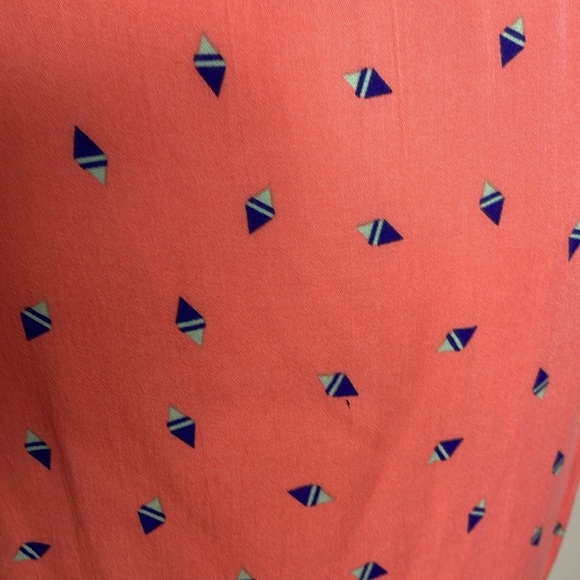 Freebird Coral Sleeveless Rayon Drop Waist Dress with Pattern. Small - Picture 5 of 12